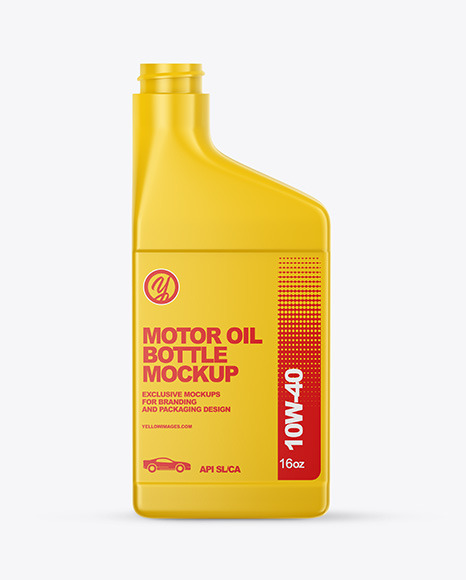 Motor Oil Bottle Mockup