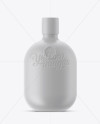 Matte Ceramic Rum Bottle Mockup