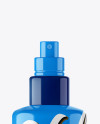 Glossy Spray Bottle With Transparent Cap Mockup