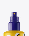 Matte Spray Bottle With Transparent Cap Mockup