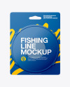 Fishing Line Mockup - Front View