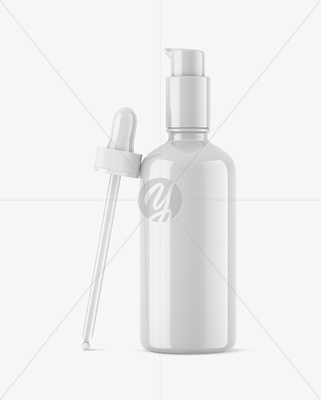 Glossy Dropper Bottle W/ Pipette