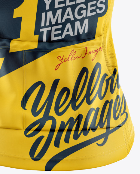 Women's Cycling Jersey Mockup