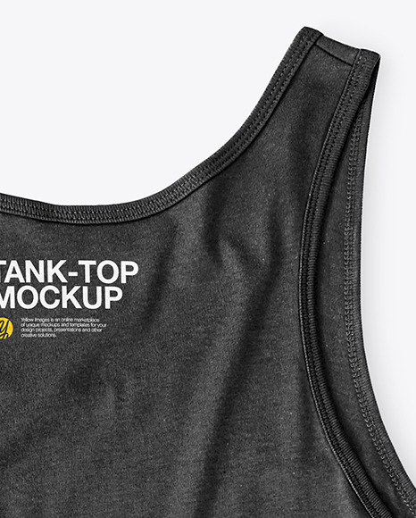 Tank Top with Round Neck Mockup