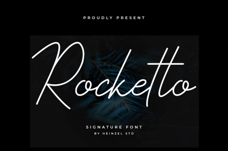 Rocketto - Handwritten script font