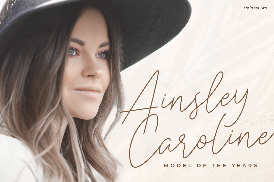 Caramella - Modern Script Font, Single Line Font, Monoline Script Caramella - Modern Script Font, Single Line Font, Monoline Script