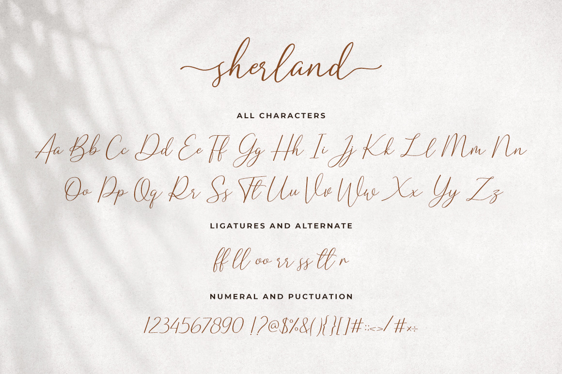 Sharland Luxury Script