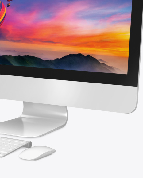 iMac Pro Mockup - Right Side View