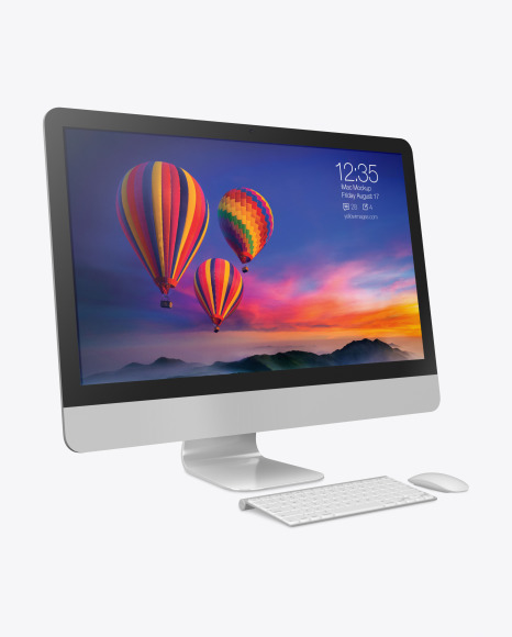 iMac Pro Mockup - Left Side View