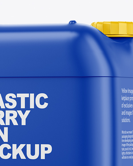 Plastic Jerry Can Mockup