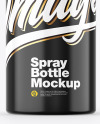 Glossy Spray Bottle Mockup