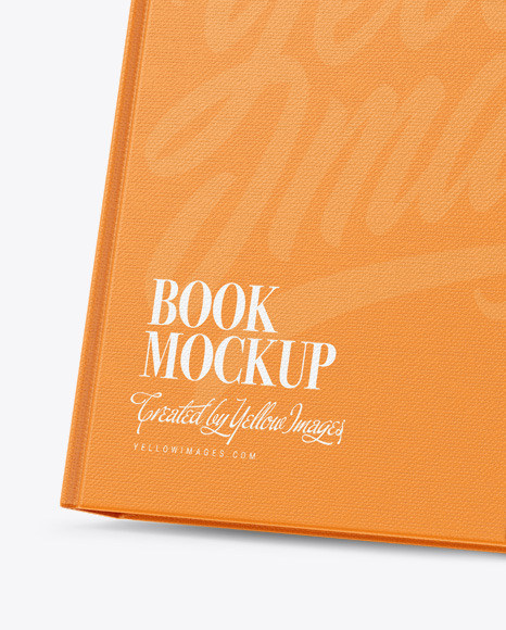 Hardcover Books w/ Fabric Cover Mockup