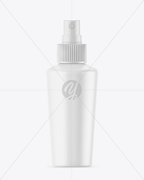 Matte Spray Bottle Mockup