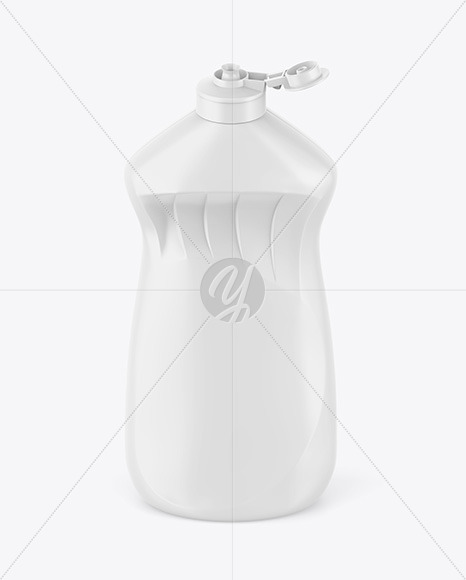 Washing-up Liquid Glossy Bottle Mockup