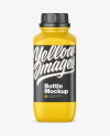 Matte Plastic Bottle Mockup