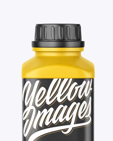 Matte Plastic Bottle Mockup