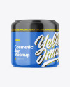 Glossy Cosmetic Jar Mockup