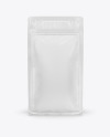 Matte Coffee Bag with Zipper Mockup