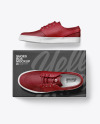 Sneakers Shoes w/ Box Mockup