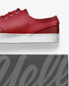 Sneakers Shoes w/ Box Mockup