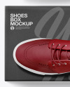 Sneakers Shoes w/ Box Mockup