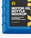 Glossy Motor Oil Bottle Mockup