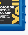 Glossy Motor Oil Bottle Mockup