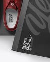 Sneakers Shoes w/ Box Mockup