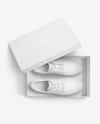 Sneakers Shoes w/ Box Mockup