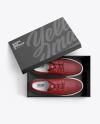 Sneakers Shoes w/ Box Mockup