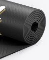 Matte Fitness Mat Mockup