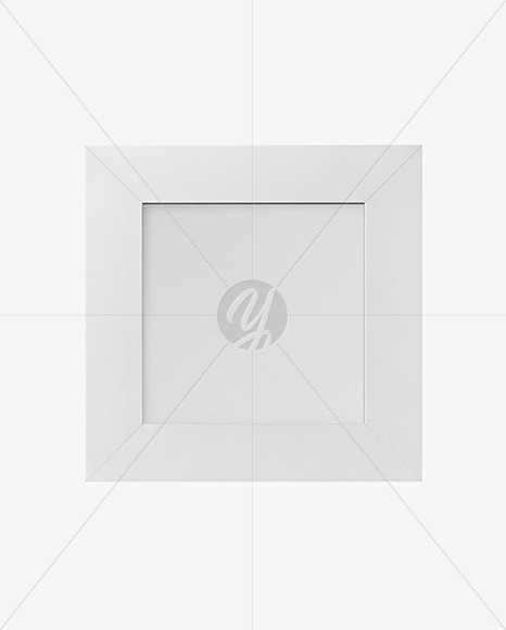 Matte Square Photo Frame Mockup