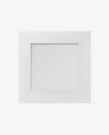 Matte Square Photo Frame Mockup