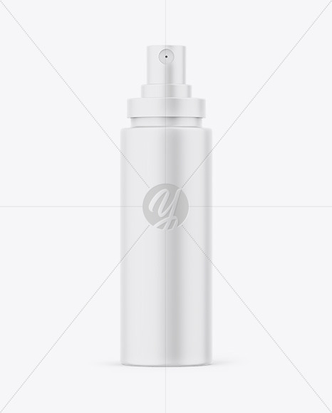 Matte Spray Bottle Mockup