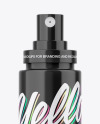 Glossy Spray Bottle Mockup