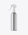 Metallic Spray Bottle Mockup