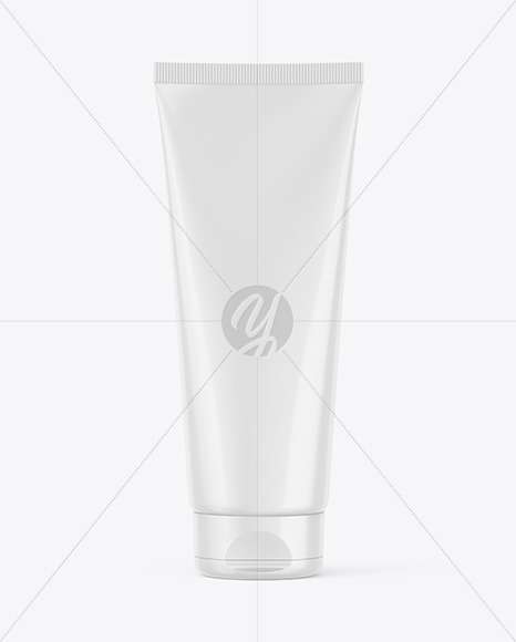 Glossy Cosmetic Tube Mockup