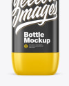 Glossy Plastic Bottle Mockup