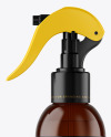 Amber Spray Bottle Mockup