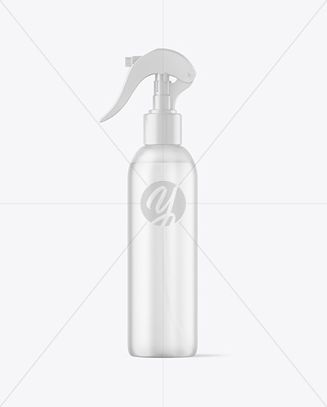 Frosted Spray Bottle Mockup