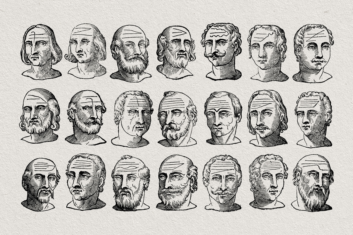 Doppelgangers - Renaissance Avatars Illustrations Doppelgangers - Renaissance Avatars Illustrations
