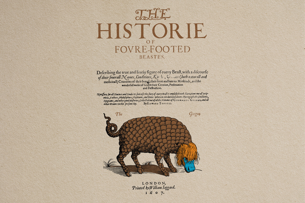 Four footed Beasts Illustrations Four footed Beasts Illustrations
