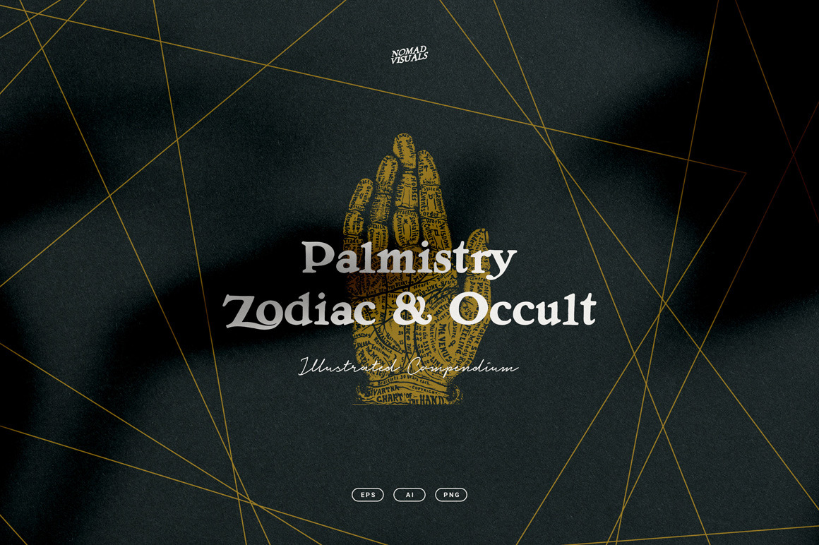 Palmistry, Zodiac & Occult Illustrations Palmistry, Zodiac & Occult Illustrations