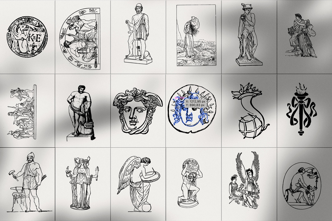 Ellenia - Greek Mythology Illustrations Ellenia - Greek Mythology Illustrations