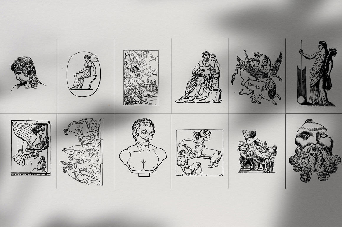 Ellenia - Greek Mythology Illustrations Ellenia - Greek Mythology Illustrations