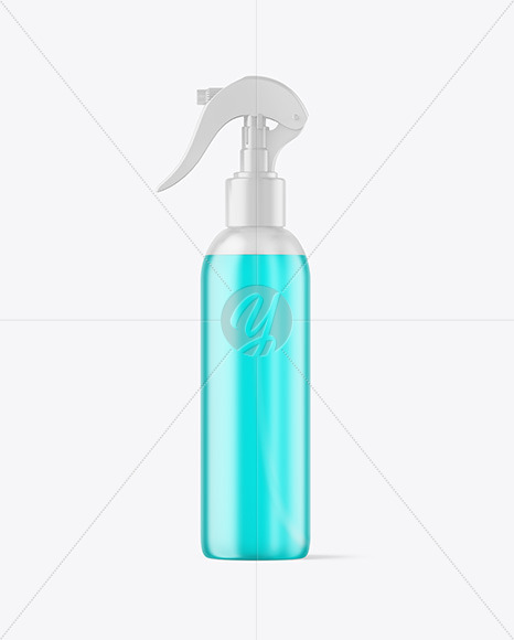 Frosted Spray Bottle Mockup