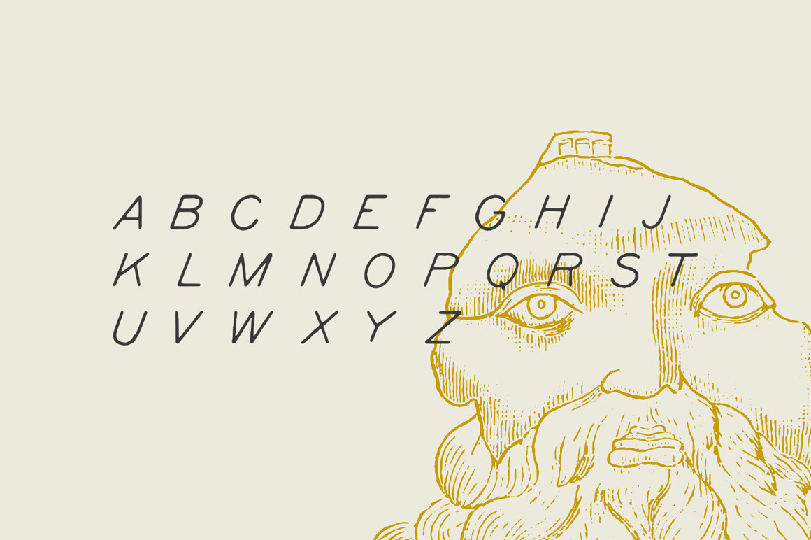 Kyril — A display hand-drawn font