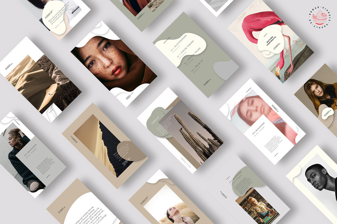 IVY - Minimal Organic Social Kit for Instagram Pinterest Facebook IVY - Minimal Organic Social Kit for Instagram Pinterest Facebook