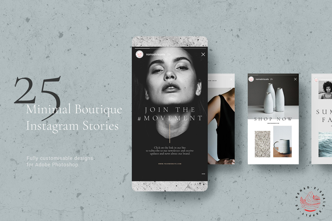 Minimal boutique - Animated Instagram Stories Templates