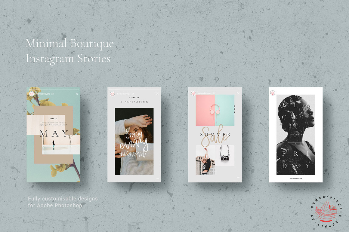 Minimal boutique - Animated Instagram Stories Templates